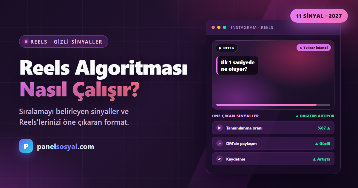 Instagram Reels Algoritması Nasıl Çalışır? (Gizli Sinyaller)