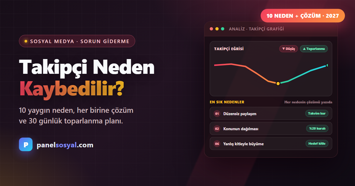 Sosyal Medyada Takipçi Kaybetmenin 10 Nedeni