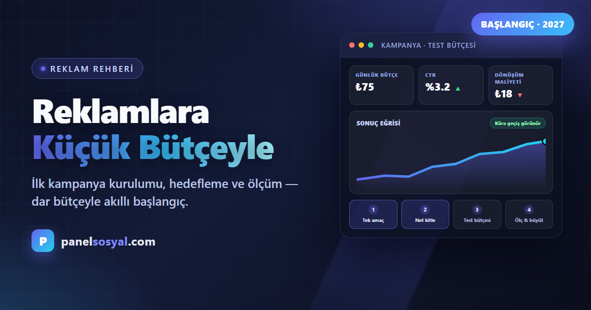 Sosyal Medya Reklamlarına Giriş: Küçük Bütçeyle Başlangıç